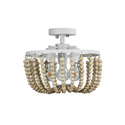 Cascara CTC - Natural Wooden Beaded Ceiling Light