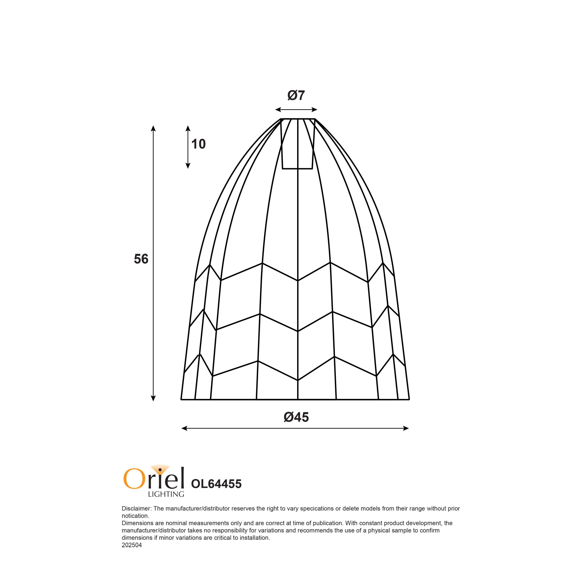 TANAH SHADE - Natural Rattan Cane Shade Only