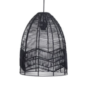 SERANG 35 SHADE - Black Cane Pendant Shade Only
