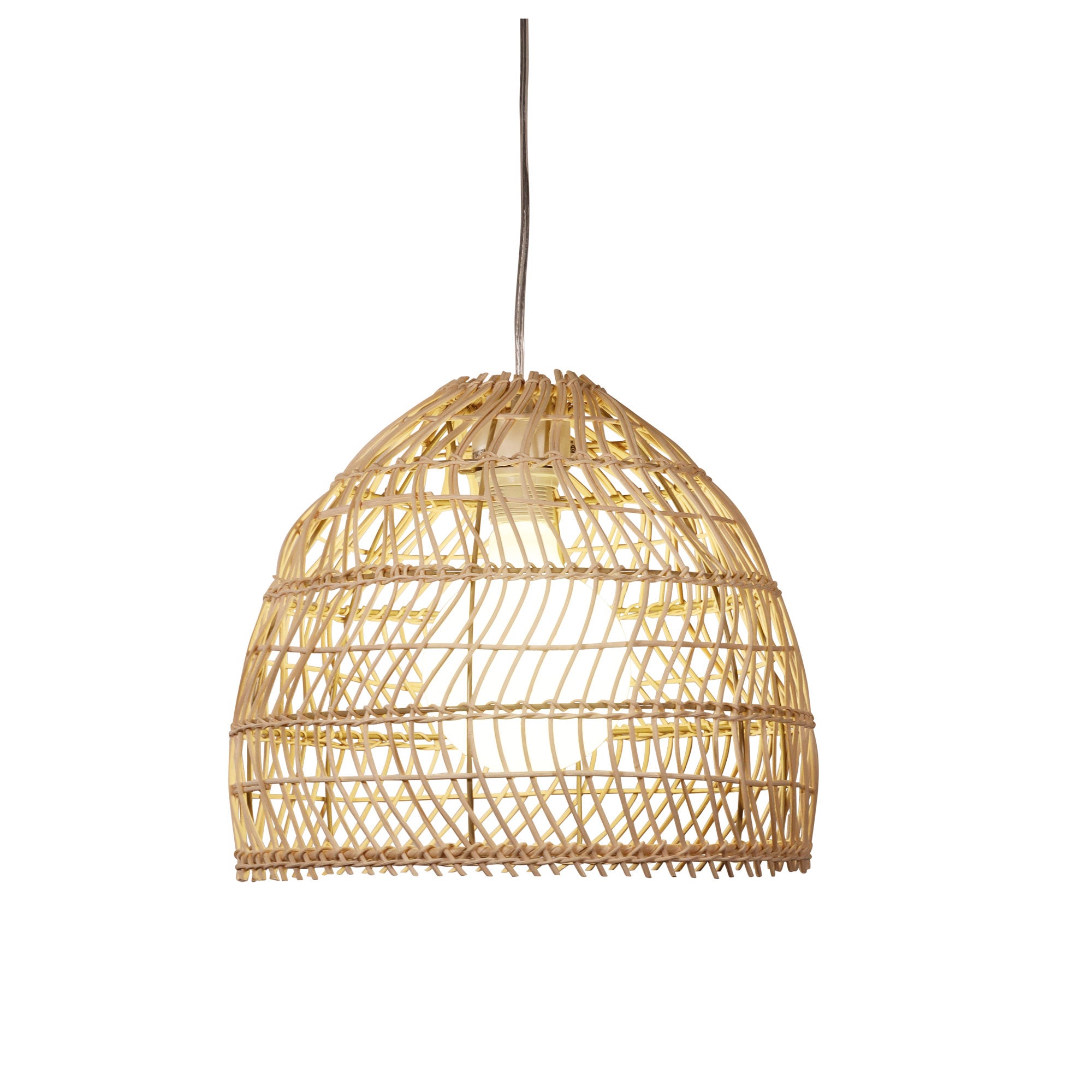 METTE 35 SHADE - Natural Cane Woven Rattan Shade Only