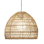 METTE 47 SHADE - Natural Cane Woven Rattan Shade Only