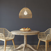 METTE 47cm PENDANT - Natural Rattan Pendant