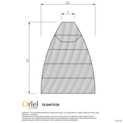 ODEN 38cm PENDANT - Natural Rattan Pendant