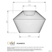 PADANG 33 SHADE - String Shade Only