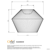 PADANG 45cm PENDANT - Natural Rattan Pendant