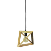 TRAP II - Geometric Scandi Timber Pendant