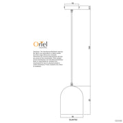 TERROS.160 - Retro Terrazzo Pendant