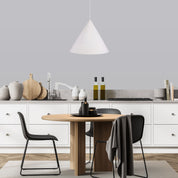 CONIC.45 WHITE - Stylish Conical White Pendant