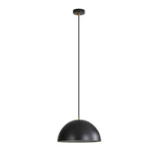 LEXI.35 BLACK - Dome Pendant Light
