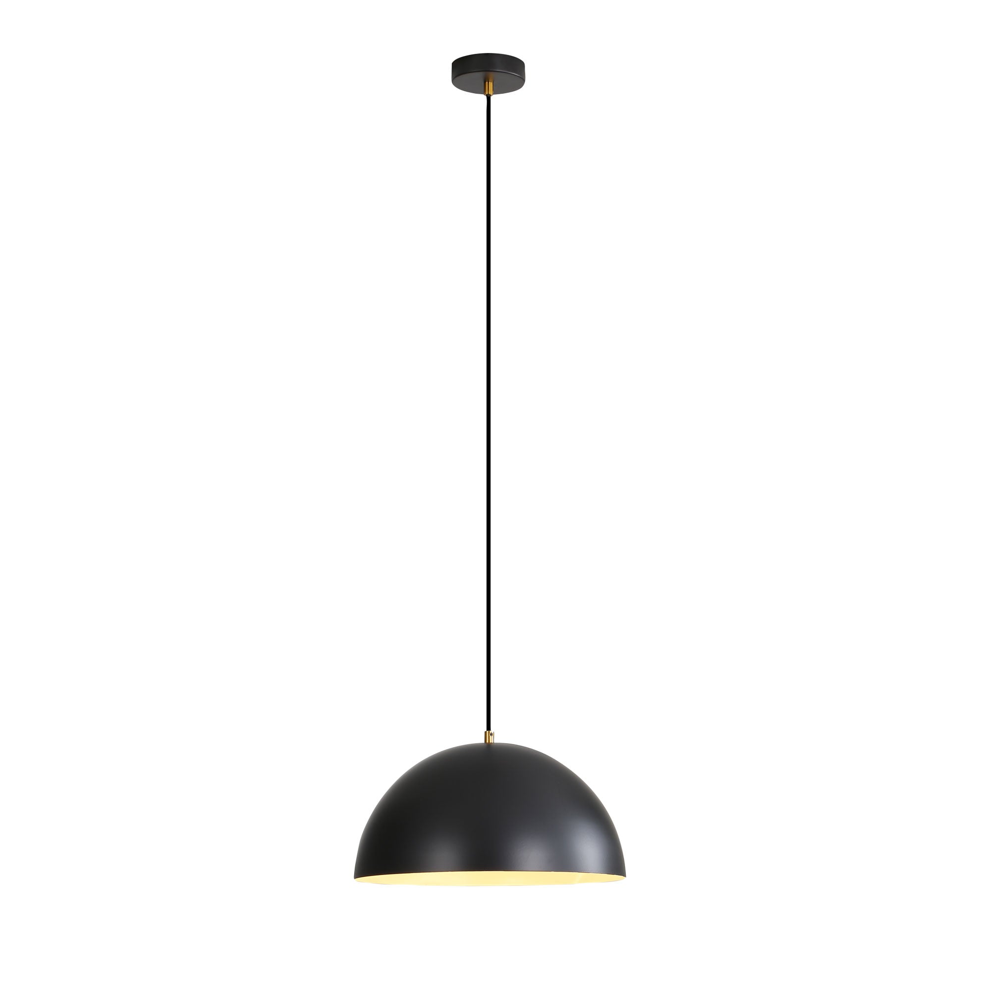 LEXI.35 BLACK - Dome Pendant Light