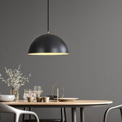 LEXI.35 BLACK - Dome Pendant Light