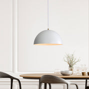 LEXI.35 WHITE - Dome Pendant Light