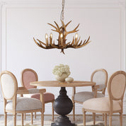 HYORT 6 Light KD Version - Deer Antler Designer Pendant