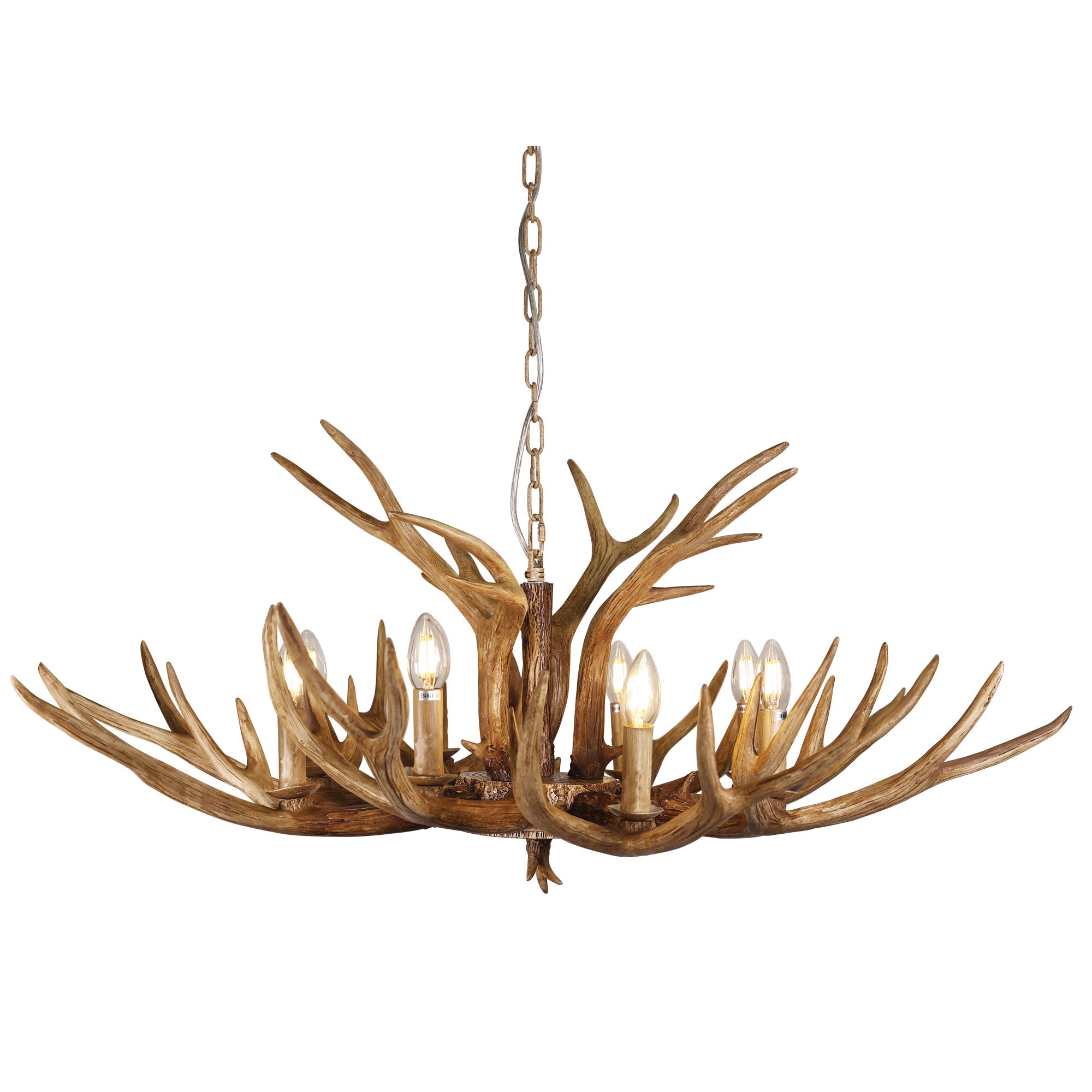 HYORT 8 Light KD Version - Deer Antler Designer Pendant