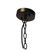 ROCHESTER 5LT BLACK - Traditional Glass Pendant