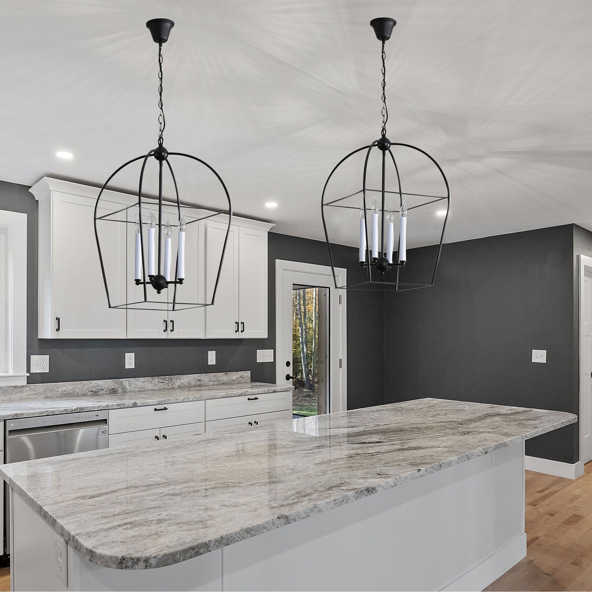 LANGDON - Metal Chandelier