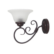 GASTON II WALL LIGHT BRONZE - Bronze Traditional Frost Wall Light