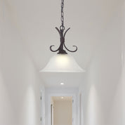 GASTON II SINGLE PEND - Bronze Traditional Frost pendant