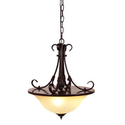 GASTON II 3LT SINGLE - Bronze Traditional Frost pendant
