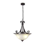 GASTON II 3LT SINGLE - Bronze Traditional Frost pendant