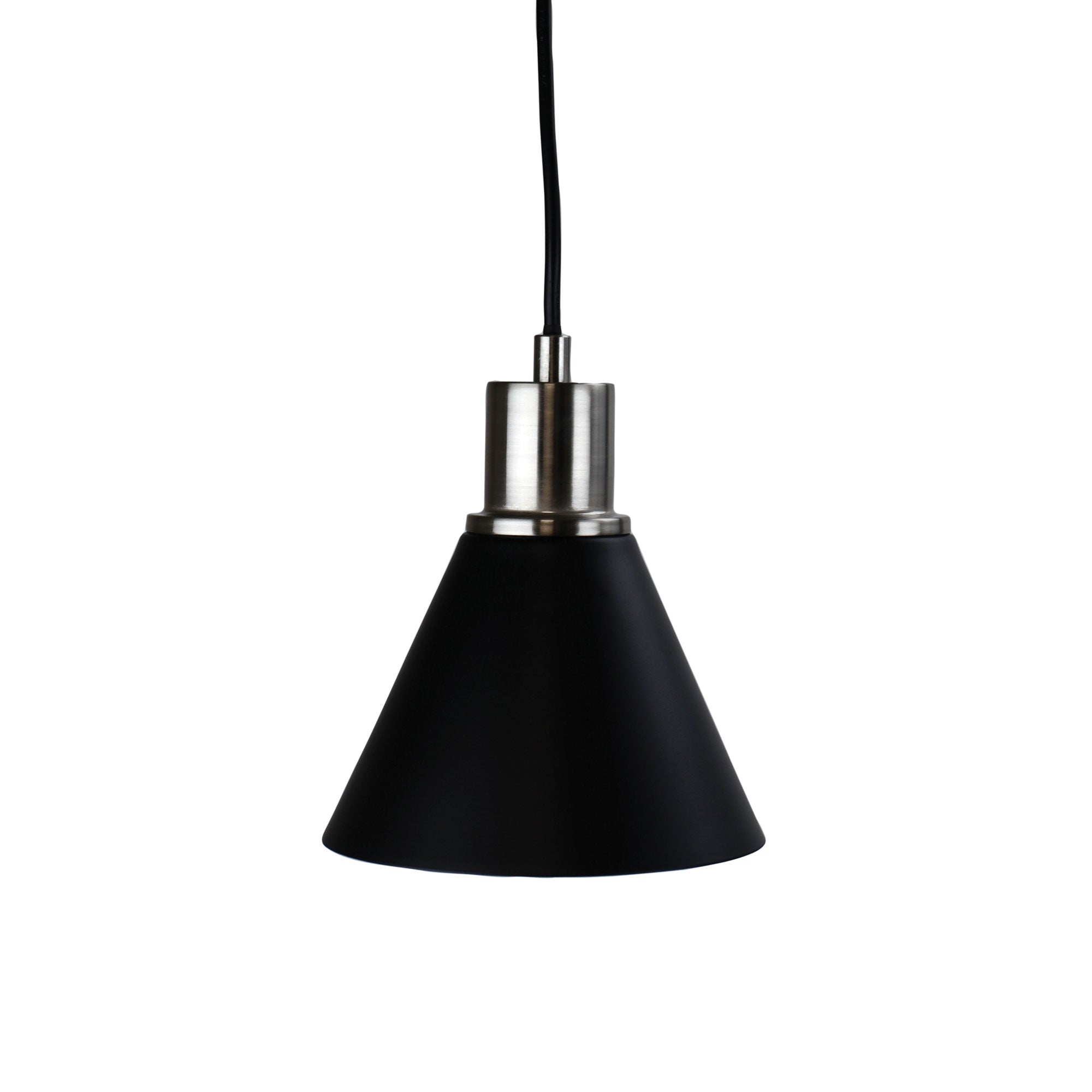 COMO TRILIGHT BC - Black and Brushed Chrome 3 Light Bar Pendant