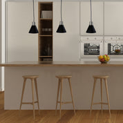 COMO TRILIGHT BC - Black and Brushed Chrome 3 Light Bar Pendant