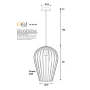 OLAM.27 - Single Wire Pendant