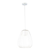 PERA.27 WHITE - Metal Wire Pendant