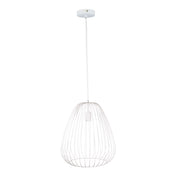 PERA.38 WHITE - Metal Wire Pendant