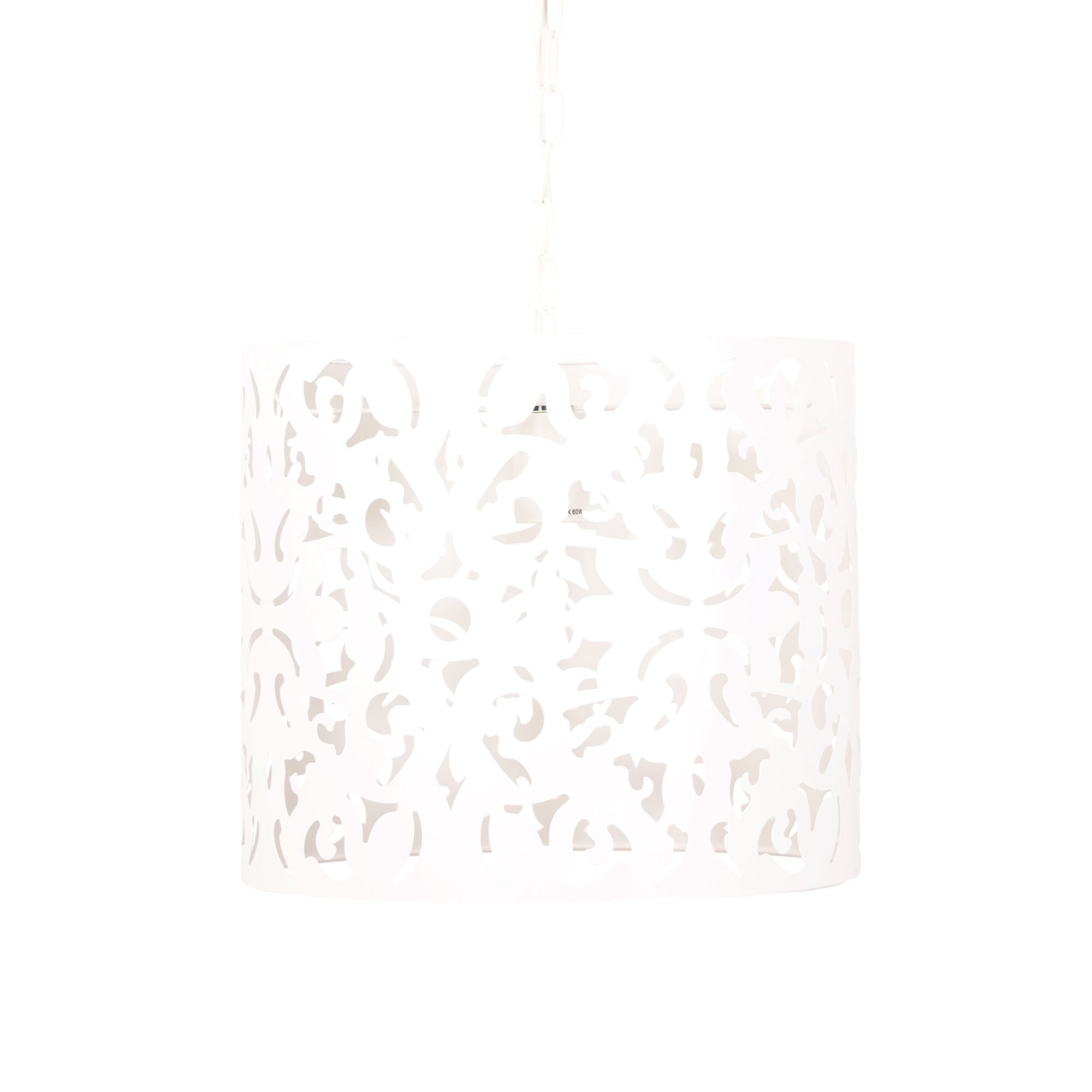 VICKY 35 - Laser Cut Metal Pendant White – LED Lighting Designs
