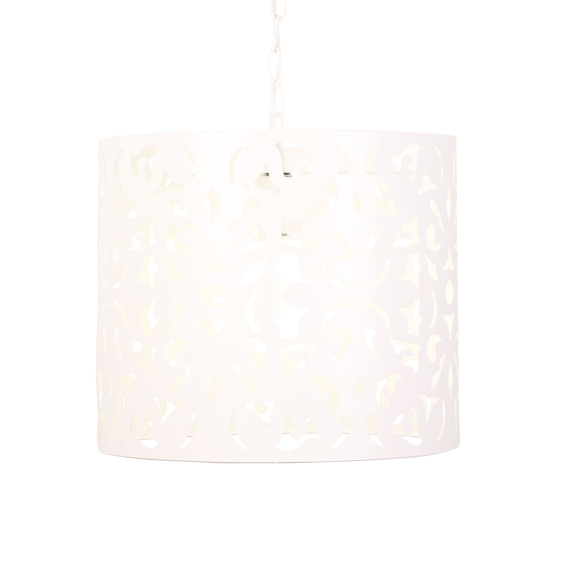 VICKY 35 - Laser Cut Metal Pendant White