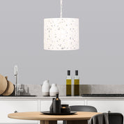 VICKY 35 - Laser Cut Metal Pendant White