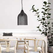 ISTANBUL Antique Rust - Laser Cut Metal Pendant in Antique Bronze finish