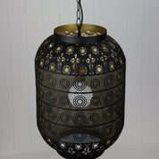 ALHAMBRA.35 - Laser Cut Metal Pendant with Gold Inner