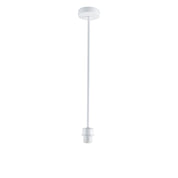 PARTI ROD WHITE - E27 Single Rod Suspension