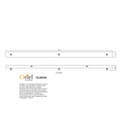 PARTI RAIL 1m WHITE - Turns 3 Single Pendants into One Light