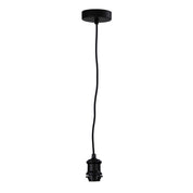 ALBANY CORD BLACK - 180cm Vintage Cloth Cord Suspension Black