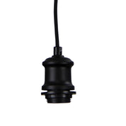 ALBANY CORD BLACK - 180cm Vintage Cloth Cord Suspension Black
