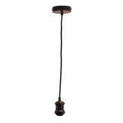 ALBANY CORD OIL RUBBED BRONZE - 180cm Vintage Cloth Cord Suspension Oil Rubbed Bronze