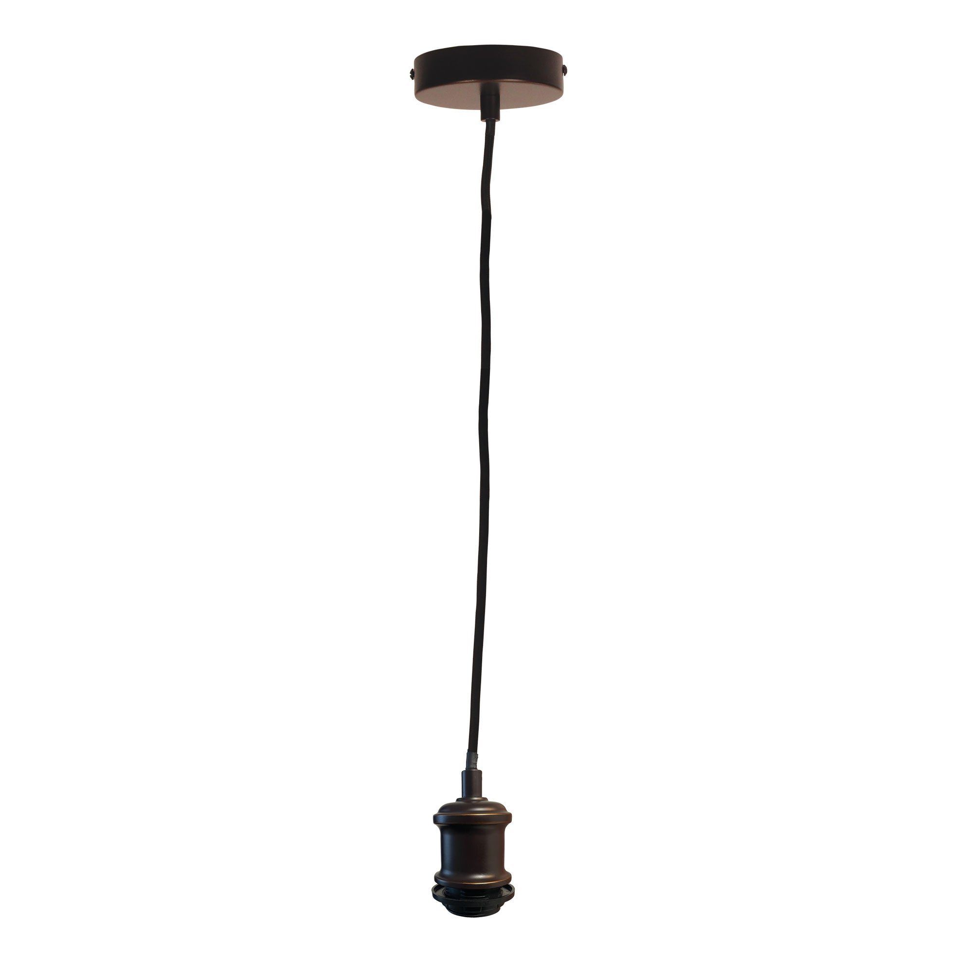 ALBANY CORD OIL RUBBED BRONZE - 180cm Vintage Cloth Cord Suspension Oil Rubbed Bronze