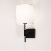 BELLA BLACK - Wall Sconce with Fabric Shade