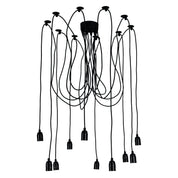 PHILLY 10 LIGHT Black - Retro Industrial Multi 180cm Suspension