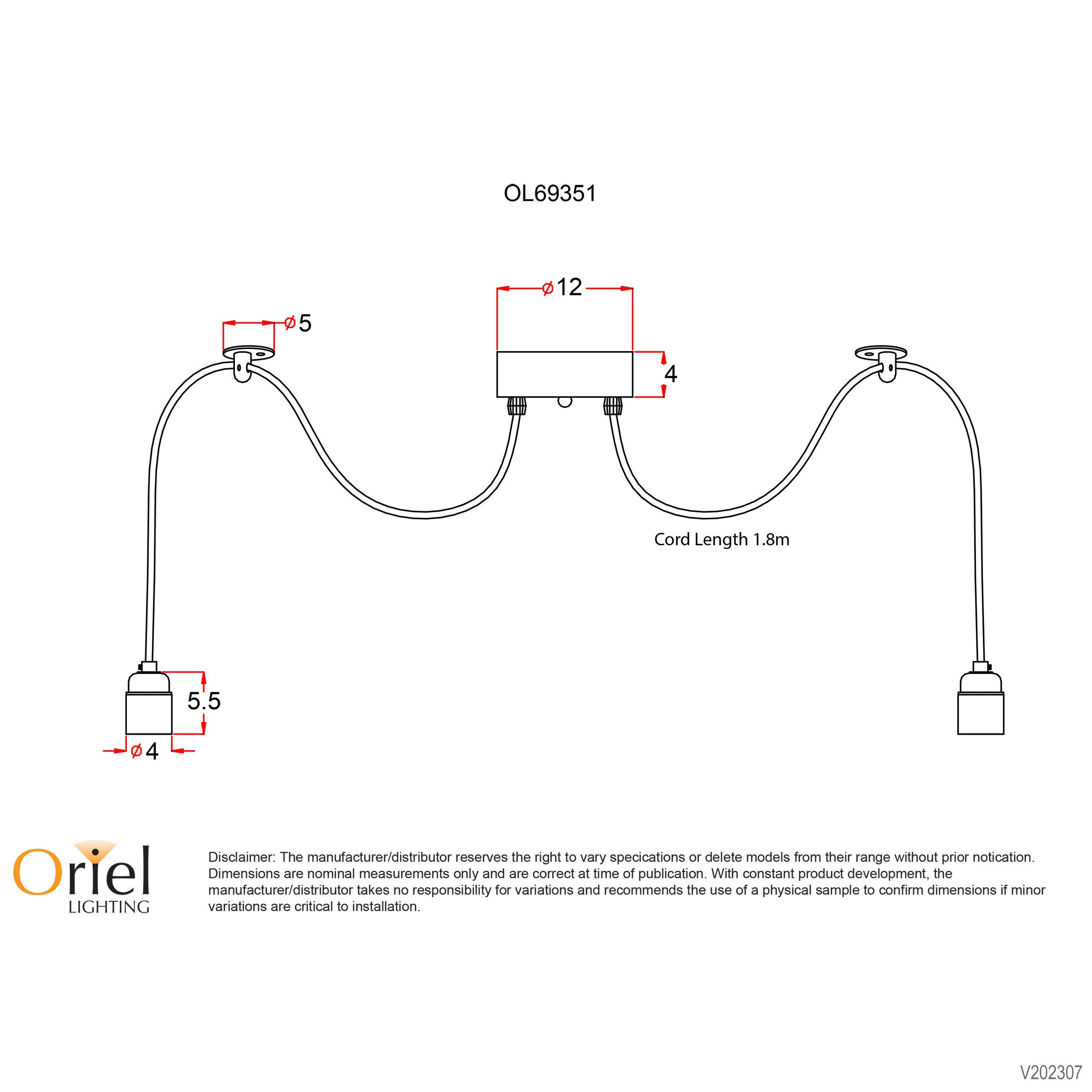 PHILLY 10 LIGHT Black - Retro Industrial Multi 180cm Suspension