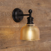 BRIGHTON AMBER - Holophane Glass Wall Light