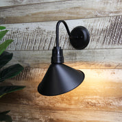 DERWENT BLACK - Industrial Vintage Style Wall Light