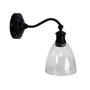 WARWICK Wall Light - Black / Clear