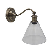 ABBY ANTIQUE BRASS - Hamptons Style Classic Wall Light