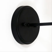 KINBURY BLACK - Opal Glass Wall Light