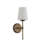 KINBURY BRONZE - Opal Glass Wall Light