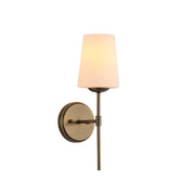 KINBURY BRONZE - Opal Glass Wall Light